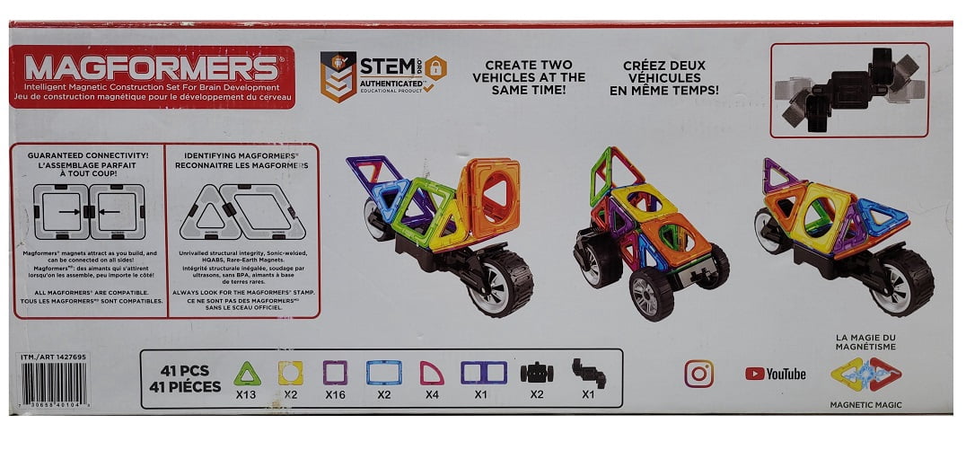 Magformers Amazing Wheel Magnetic Construction Building Kit