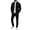 Black, variant on Men's Waffle Tracksuit 2 Piece Set Full Zip Casual Jackets and Pants 2 Piece Outfits Solid Athletic Jogging Suit Sets Gray