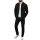 thumbnail image 2 of Ceisia Men's Slim Fit Waffle Knit 2-Piece Set Long Sleeve Zip-Up Jacket with Elastic Waist Drawstring Pants Gifts, 2 of 6