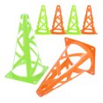 thumbnail image 3 of Conos de fútbol de 6 piezas Conos de entrenamiento conos de plástico Conos de entrenamiento de fútbol conos de plástico para entrenamiento deportivo, 3 of 5
