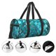 thumbnail image 3 of Balery Square Glass Mosaic Bolsa de Gimnasio para Mujeres y Hombres, Bolsa de Viaje Impermeable, Bolsa de Fin de Semana con Compartimento para Zapatos y Bolsillo Húmedo, 3 of 6
