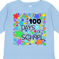 thumbnail image 4 of Inktastic 100 Days of School Colorful Stars Boys or Girls Long Sleeve Toddler T-Shirt, 4 of 5