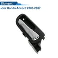 thumbnail image 4 of Front Passenger Side Interior Door Handle for Honda Accord 2003-2007 Inside Door Handle Black Chrome 1 Pc, 4 of 6