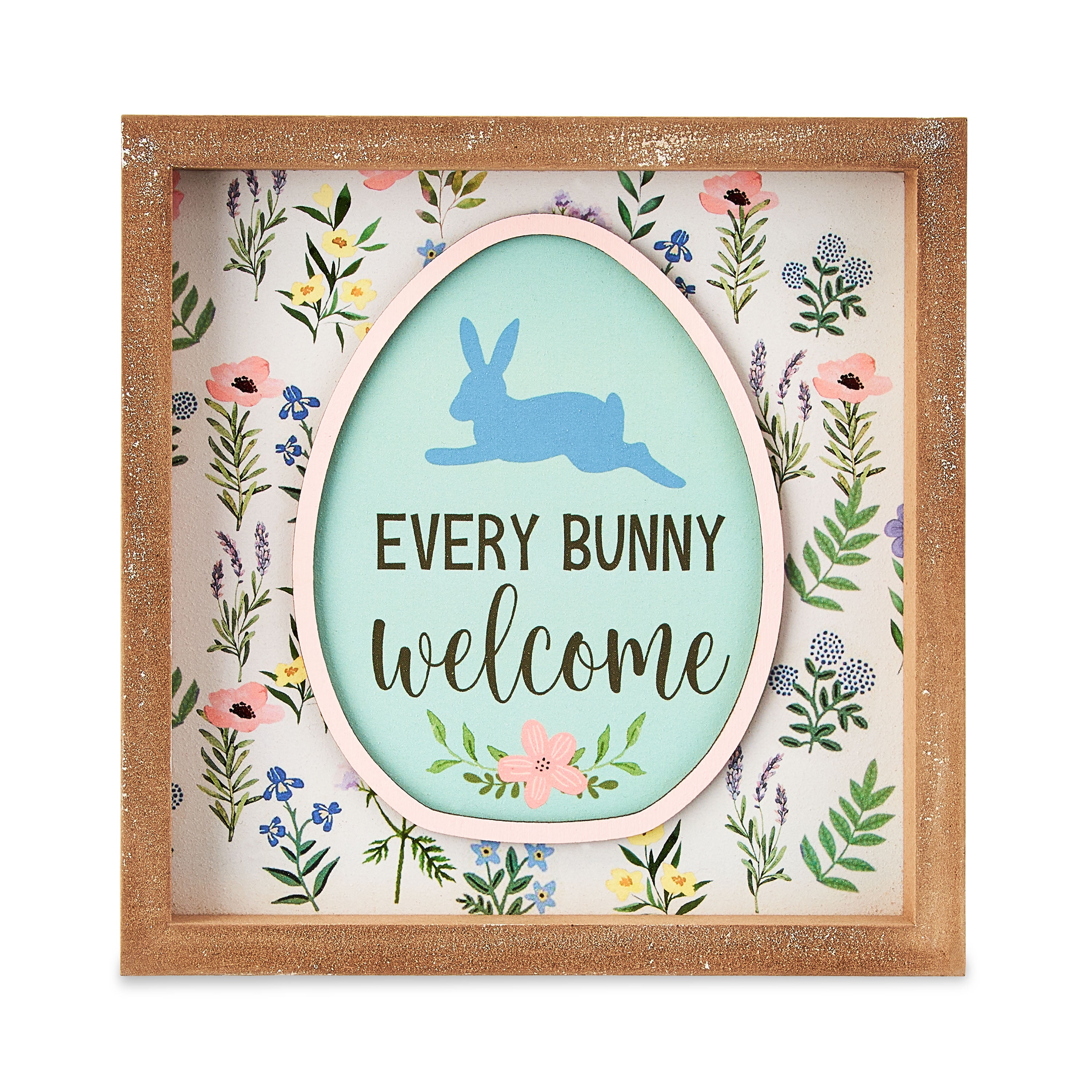 Way To Celebrate Easter Every Bunny Welcome Hanging Wall Decor, 6"