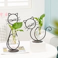 thumbnail image 6 of Yuedong Vase Holder Home Garden Wedding Decor Metal Stand For Hydroponic Plants Craft Durable Modern Unique Creative Flowerpot, 6 of 15