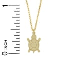 thumbnail image 2 of Charm America - Gold Mini Turtle Pendant - 14 Karat Solid Gold - Adjustable Chain, 2 of 2