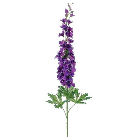 Allstate Delphinium Artificial Floral Spray - 32" - Violet - Set of 12