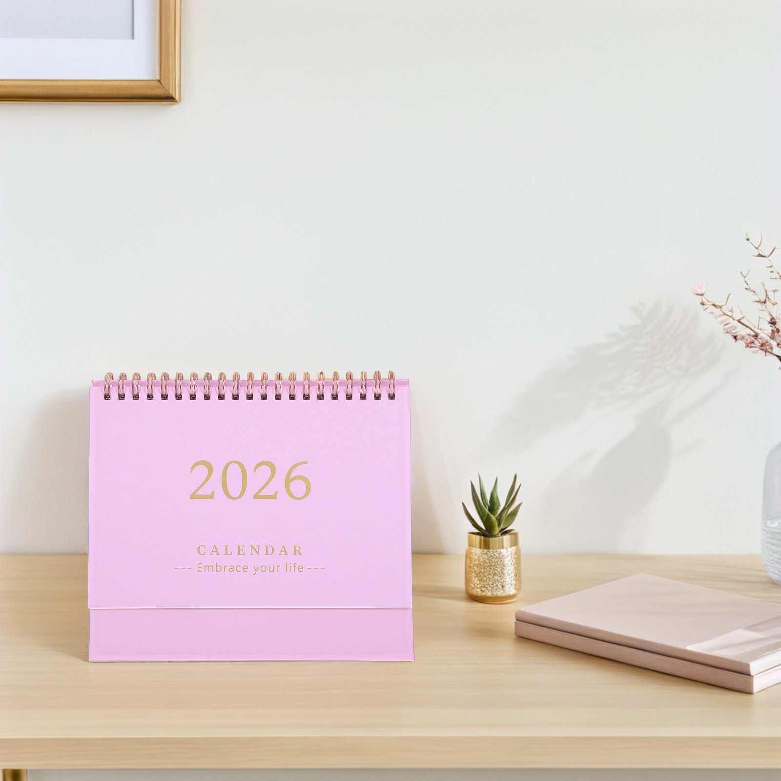 LITINKIMI 2026 Desk Calendar for Office and Home Stylish Monthly Planner with Functional Design