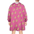 thumbnail image 3 of Blanket Hoodie Women & Men,Hoodie Blanket with Giant Pocket for Women,Super Cozy and Big Wearable Blanket Hoodie Sweatshirt Gift, 3 of 7