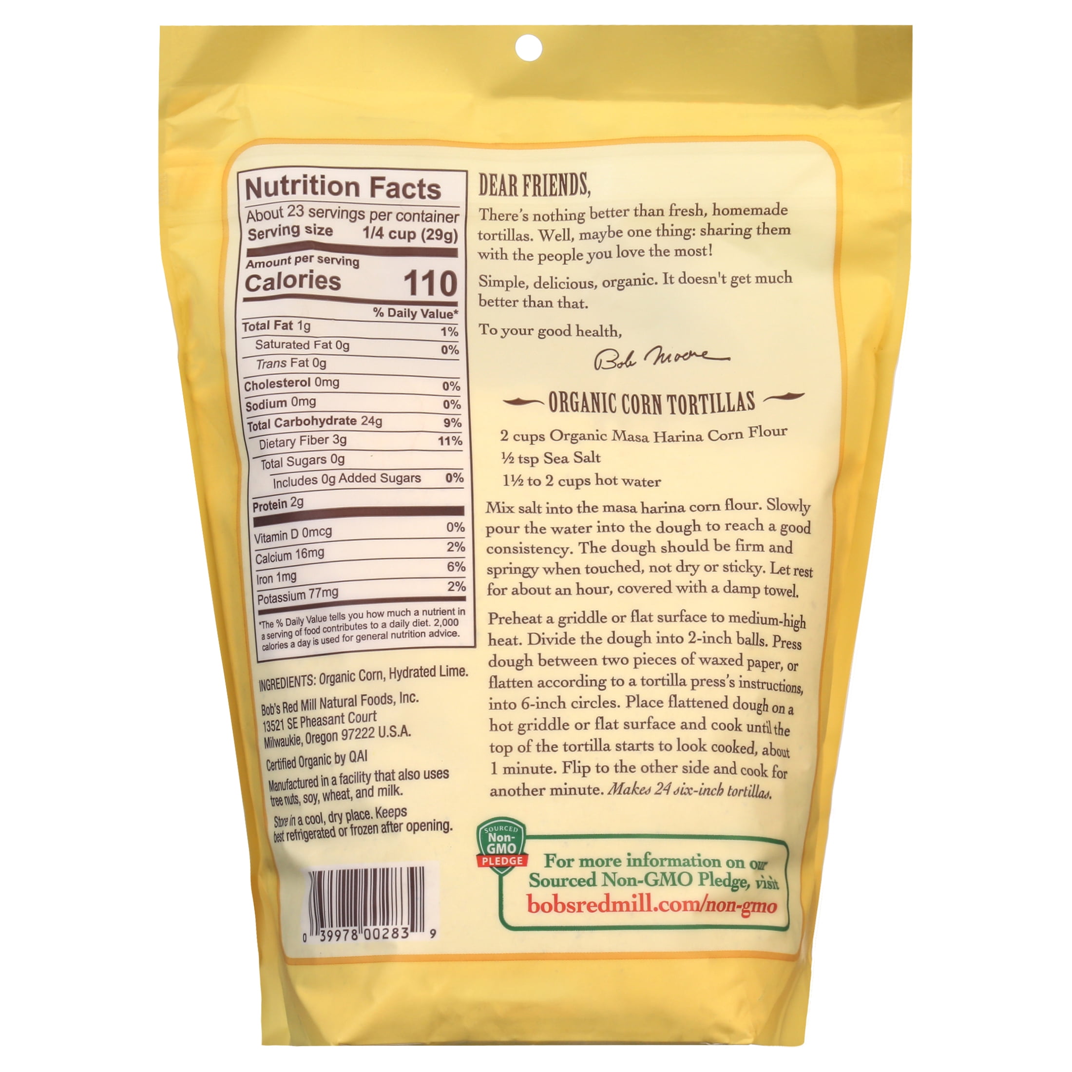 bob's red mill organic masa harina corn flour stores