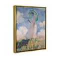 thumbnail image 5 of Stupell Industries Woman With Parasol Monet Classic Painting Metallic Gold Framed Floating Canvas Wall Art, 24x30, by Claude Monet, 5 of 5