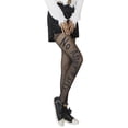 thumbnail image 1 of Collants pour Femmes Imprimés Lettres Collants d'Été Transparents, 1 of 10
