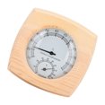 thumbnail image 3 of Aqxreight Wood  ,  Room  Hygrometer Humidity Temperature Meter Fit for  Room, Bathroom, Sweat Stream Room, 3 of 8