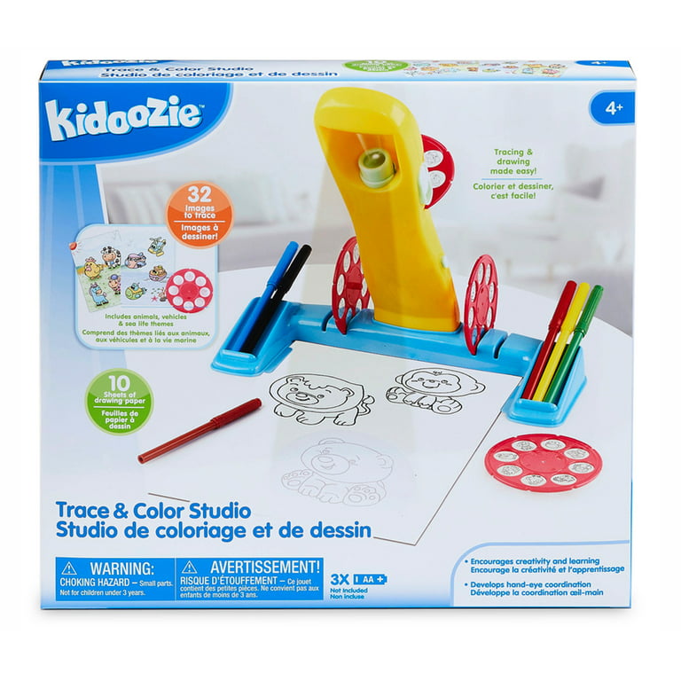 Kidoozie Trace And Color Studio, Art Playset For Children Ages 4