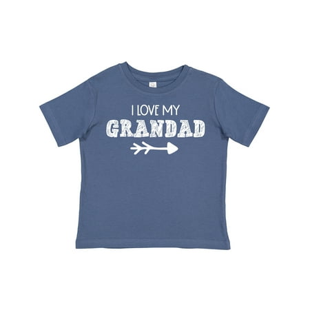 

Inktastic I Love My Grandad with Arrow Gift Toddler Boy or Toddler Girl T-Shirt