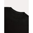 thumbnail image 3 of Camiseta con estampado de cereza y lazo para mujer, cuello redondo informal, punto de algodón, elasticidad media, opaca, lavable a máquina, manga corta para primavera y verano. Para adultos, hombres y, 3 of 5
