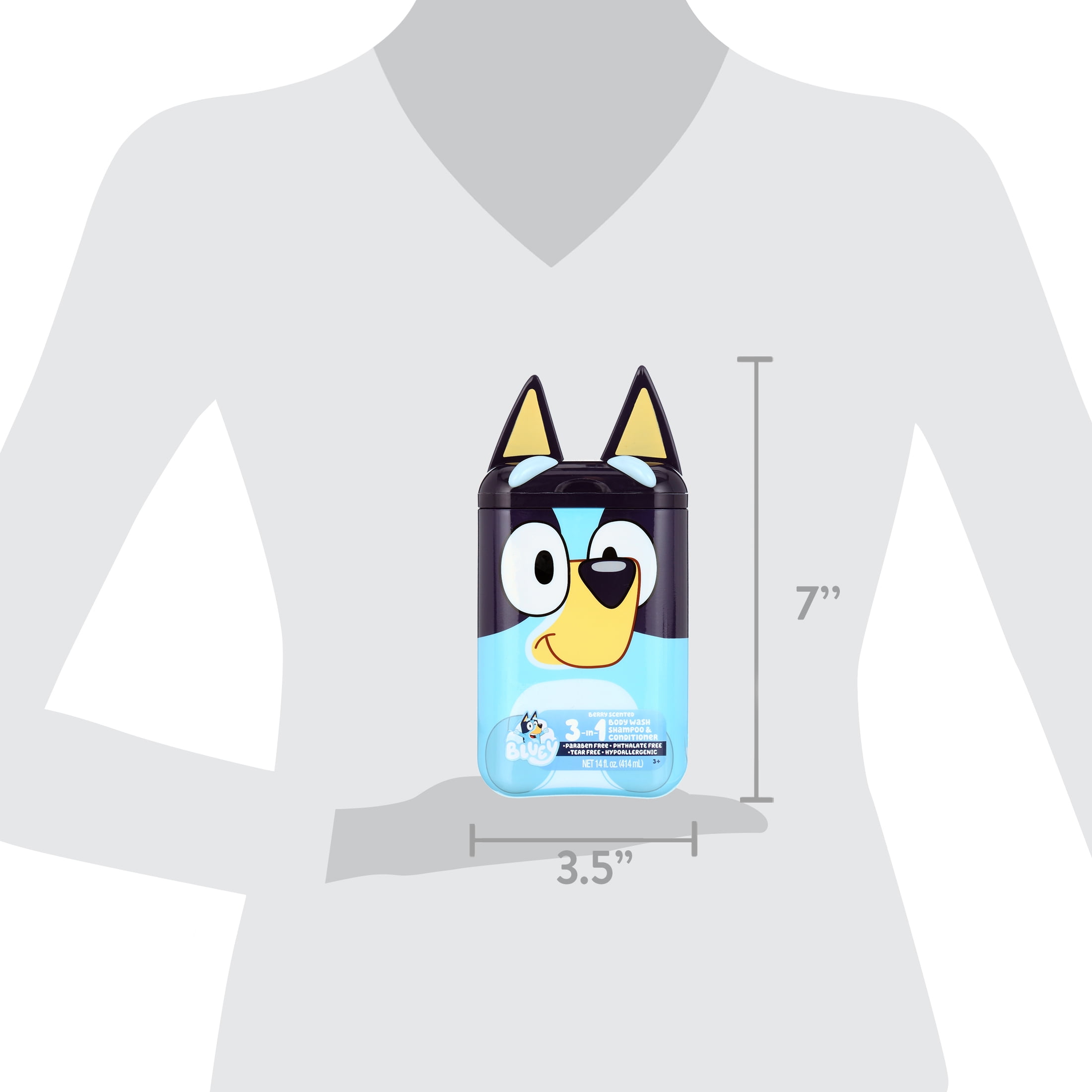 Bluey 3in1 Shampoo, Conditioner and Body Wash