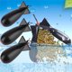 thumbnail image 3 of Alimentadores de cohetes de pesca de carpa, cebo flotante, soporte para señuelos, herramienta de pesca (negro S) Likrtyny  Para estrenar, 3 of 6
