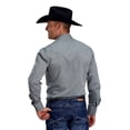 thumbnail image 2 of Roper Western Shirt Mens Abstract L/S Snap LT Gray 01-001-0172-0701 GY, 2 of 2