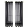 thumbnail image 4 of 1PCS Pure Color Translucidus Sheer Waterproof Sunscreen And UV Proof Curtain Fashion Home Decor Window Clear Valance, 4 of 7