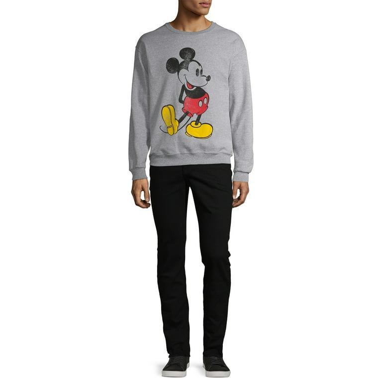 Mickey mouse crewneck mens sale