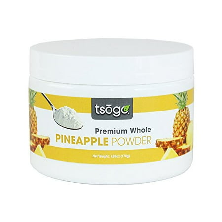 - Tsogo Premium Pineapple Powder, 170g, 48 Total Servings, Fruit Smoothies - No Added Flavors, Fillers or Sugars