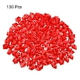 thumbnail image 3 of Uxcell 25x15mm Fake Ice Cube Acrylic Irregular Crushed Crystal Rocks Fake Diamonds, Red 1 Pack (130Pcs), 3 of 5