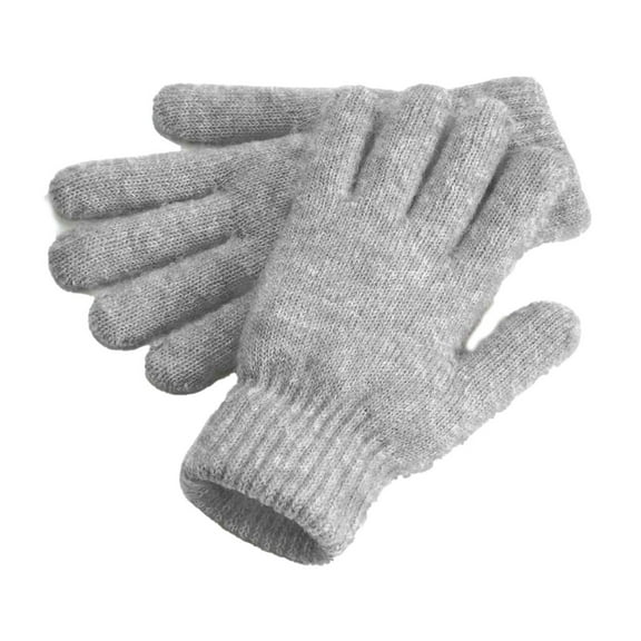 Beechfield Cosy Cuffed Marl Ribbed Winter Gloves