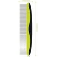 thumbnail image 4 of Pet Combs for Detangling & De-Shedding, Stainless Steel Rounded Tips Teeth 2-in-1 Design for Long & Short-haired Pets, Comfortable Non-Slip Grip Handle for Safe & Efficient Grooming, Dual Sides, 4 of 8