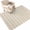 Almond, variant on Washable Area Rugs 4x6 FT Yellow Striped Rugs for Living Room Non-Slip Low-Profile Rectangle Farmhouse Geometric Striped Modern Vintage Large Rug Carpet for Bedroom Dining Room Home Decor