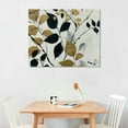 thumbnail image 2 of ARISTURING  Silhouette Neutre I Gold Black Leaves Art Framed Abstract Artwork Giclee Canvas Prints Home Wall Decor Painting, 2 of 6