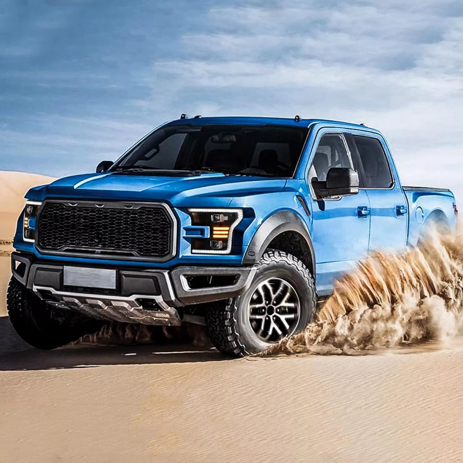 VLAND LED Headlights with White DRL for 2015 2016 2017 Ford F150 F-150 XLT XL SSV Platinum Limited Lariat King Ranch