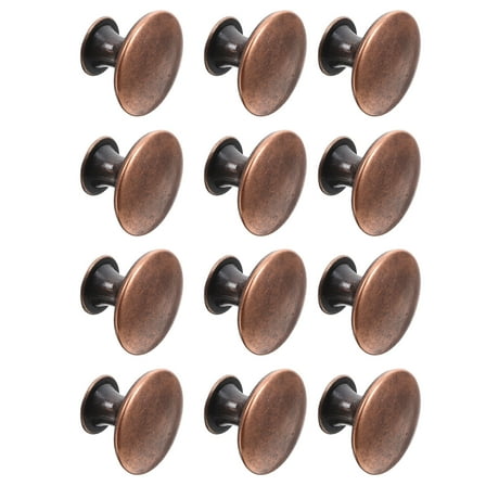 SHOWERORO 12Pcs Iron Cabinet Knobs for Furniture and Wardrobe Home Renovation