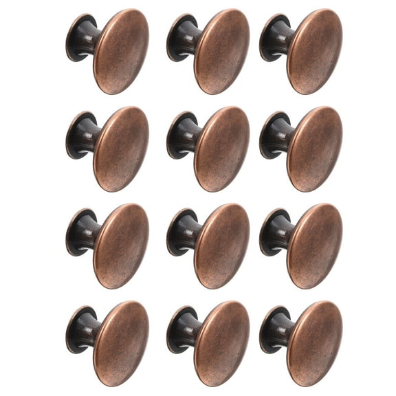 SHOWERORO 12Pcs Iron Cabinet Knobs for Furniture and Wardrobe Home Renovation