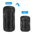 thumbnail image 4 of Uxcell Compression Stuff Sack, 8L S Size Waterproof Sleeping Bag, Black, 4 of 6