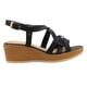 thumbnail image 2 of 669-72 Sandalia con plataforma Negro Cklass 669-72, 2 of 2