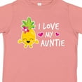 thumbnail image 4 of Inktastic I Love My Auntie with Pineapple Girls Toddler T-Shirt, 4 of 5