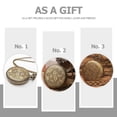 thumbnail image 3 of Miangastore Vintage Watch Pocket Watch Quartz Pocket Watch Portable Watch with Chain, 3 of 9