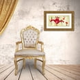 thumbnail image 3 of Art Atelier Alliance 24x14 Gold Ornate Wood Framed with Double Matting Museum Art Print Titled - Bursting Lilies Garden 1, 3 of 4