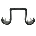 thumbnail image 6 of New Arrivals 2Pcs Double Curtain Rod Brackets Ceiling Mount Supports Aluminum Alloy Black, 6 of 8