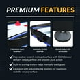 thumbnail image 5 of Hathaway Bandit Air Hockey Table, 5-ft, Black/Blue, 5 of 7