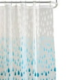 thumbnail image 1 of Bath Bliss 5436 Raindrop Design PEVA Shower Curtain, Ombre, 1 of 4