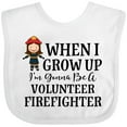 thumbnail image 3 of Inktastic Volunteer Firefighter Future Girls Girls Baby Bib, 3 of 4