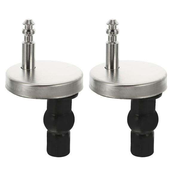 ABPETE Toilet Seat Hinge Fixings Nuts,Seat Hinge Replacement Toilet Seat Screws Cover Top ,Fix Nuts Screws Mount Seat Hardware