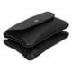 thumbnail image 2 of Monedero compacto de piel de vaca con tarjetero y llavero con cremallera para mujeres y hombres, 2 of 8