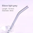 thumbnail image 1 of Reusable Glass Straws Eco-friendly Drinking Straws For Smoothie Milkshakes Tea Juice Cocktail Straw 8mm*18cm Bar Accessory H, 1 of 6