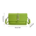 thumbnail image 3 of Fashion Crossbody Bag for Women Contrasting Color Shoulder Bag PU Leather Messenger Bag Phone Bag and Purses for Travel Red, 3 of 4