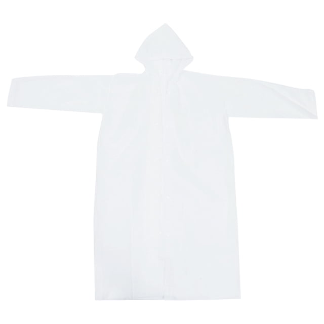 OULII 1Pcs Backpacking Poncho PVC Waterproof Fashion Rain Ponchos for Adults Outdoor Activities
