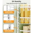 thumbnail image 6 of 8-Tier Adjustable Over the Door Pantry Organizer with 2 Sets Hooks Fits Most Doors, Hanging Spice Rack for Pantry Door Organizer And Storage, White, 6 of 8