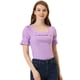 thumbnail image 1 of Blusa de Ganchillo de encaje Allegra K para Mujer Púrpura M, 1 of 4